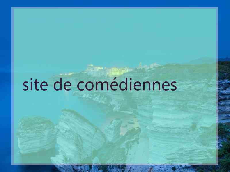 site de comédiennes