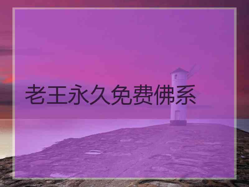 老王永久免费佛系