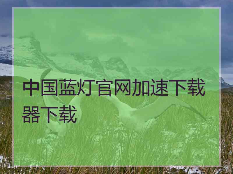 中国蓝灯官网加速下载器下载