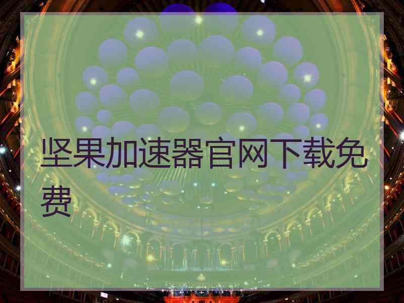 坚果加速器官网下载免费