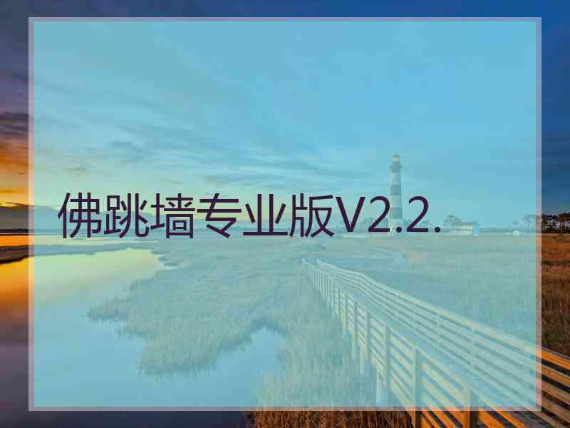 佛跳墙专业版V2.2.