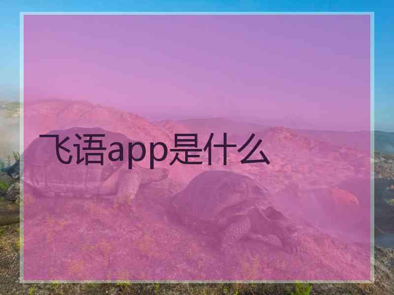 飞语app是什么