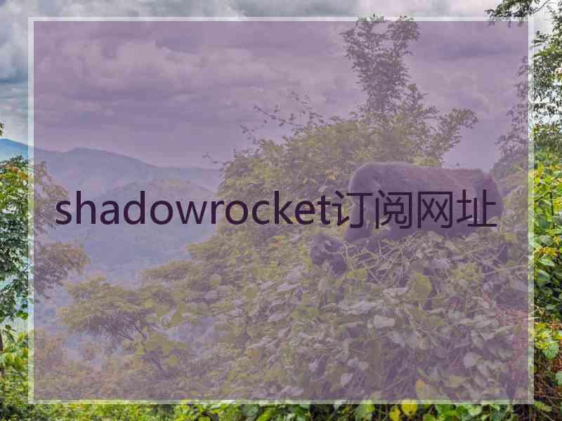 shadowrocket订阅网址