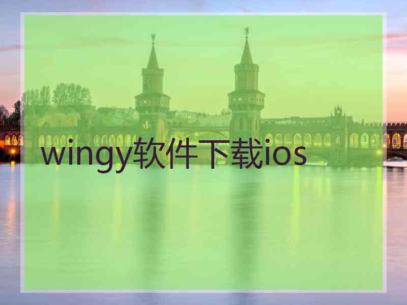 wingy软件下载ios