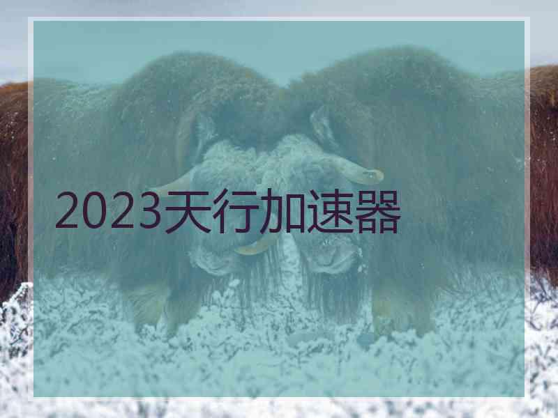 2023天行加速器