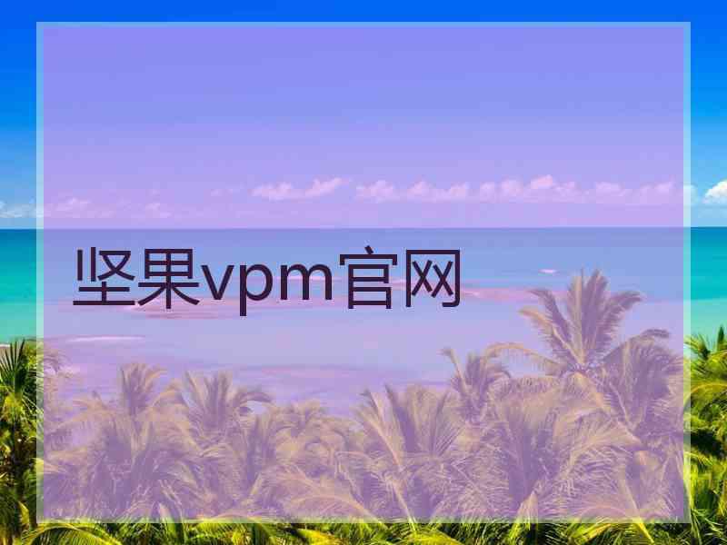 坚果vpm官网