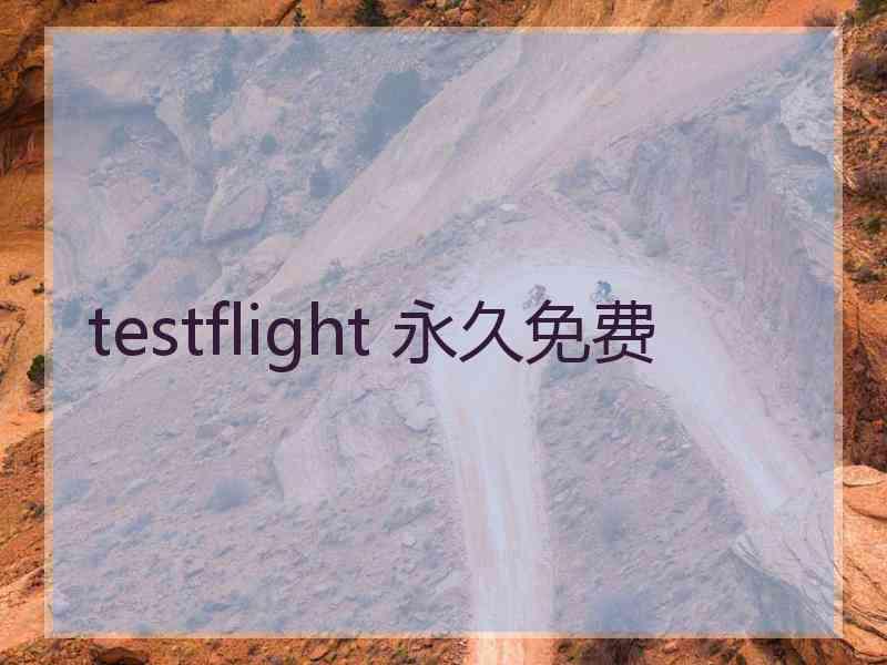 testflight 永久免费