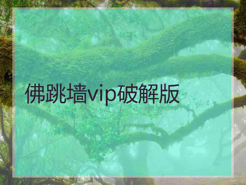 佛跳墙vip破解版