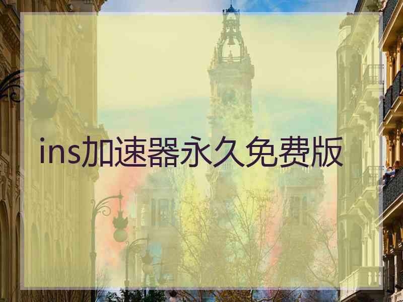 ins加速器永久免费版