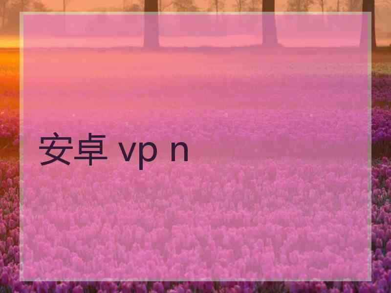 安卓 vp n