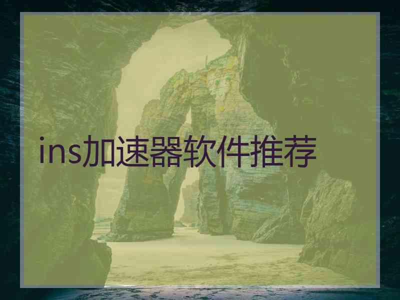 ins加速器软件推荐