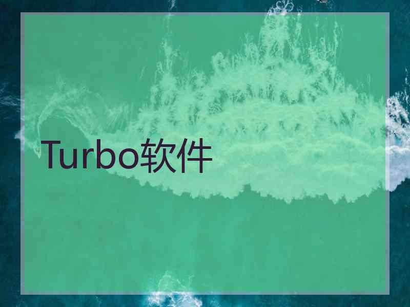 Turbo软件