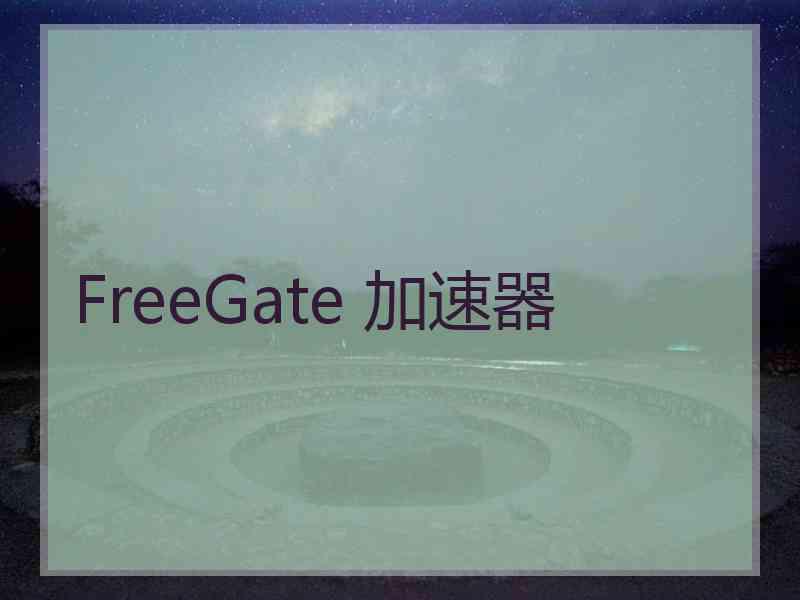 FreeGate 加速器