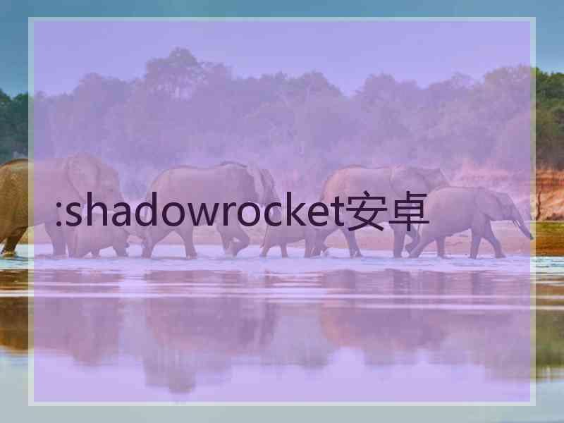 :shadowrocket安卓