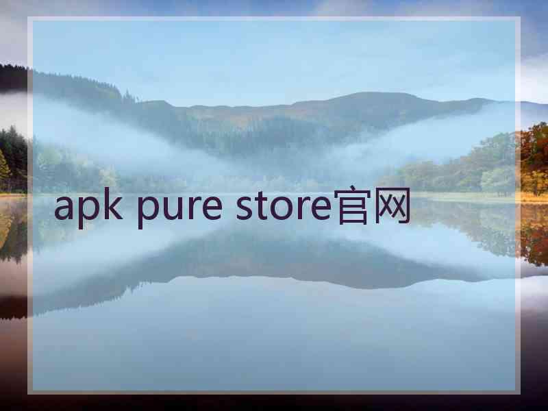 apk pure store官网